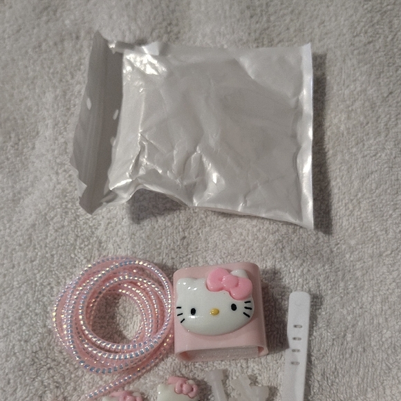Hello Kitty Pink and White Cable Set It's not a charging cable, it's a cable cov - Picture 4 of 4